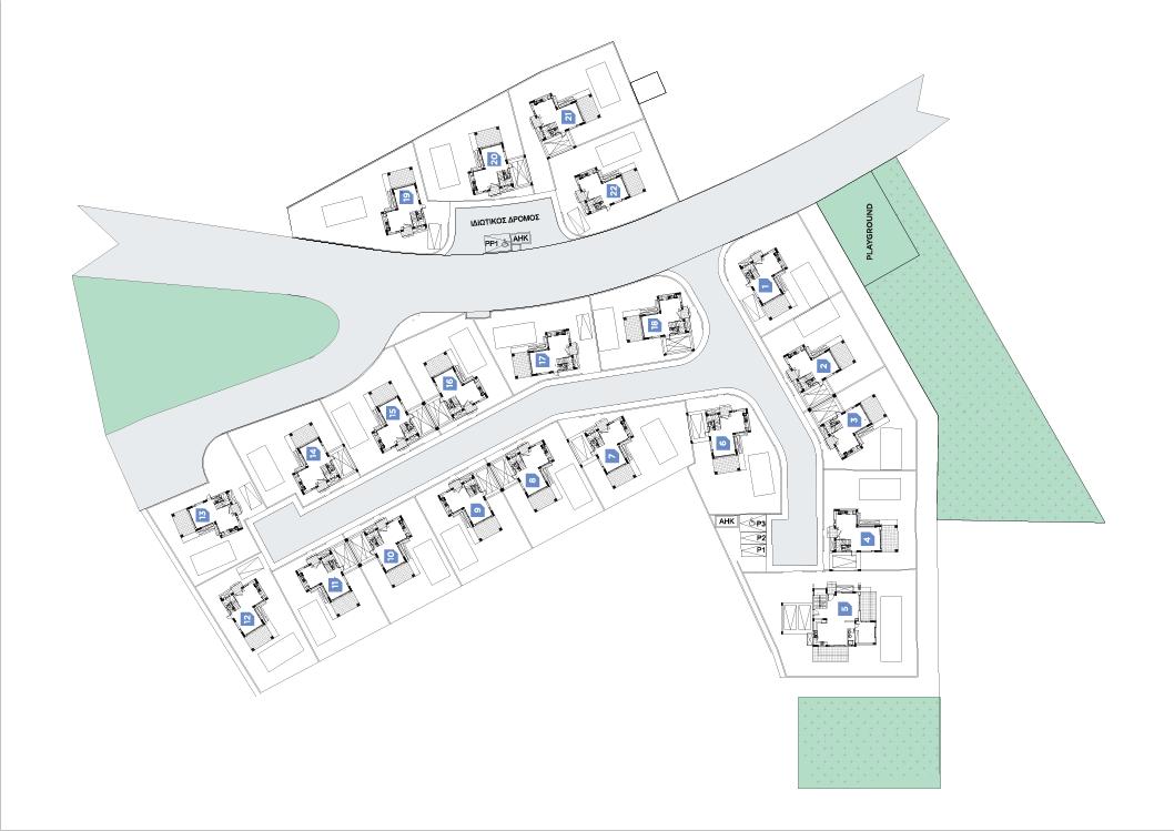 SEMELI VILLAS B THE GENERAL LAYOUT